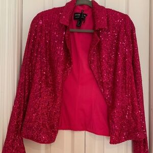 Pink Sequin Blazer - Frank Lyman